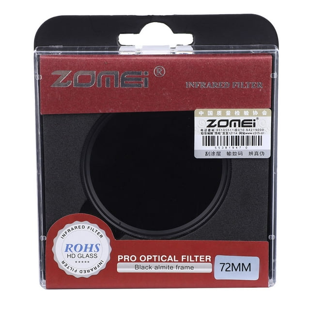 Infrared IR Filter Set 52mm/55mm/58mm/67mm/72mm 720nm Infrared Red Lens IR Filter For Cameras