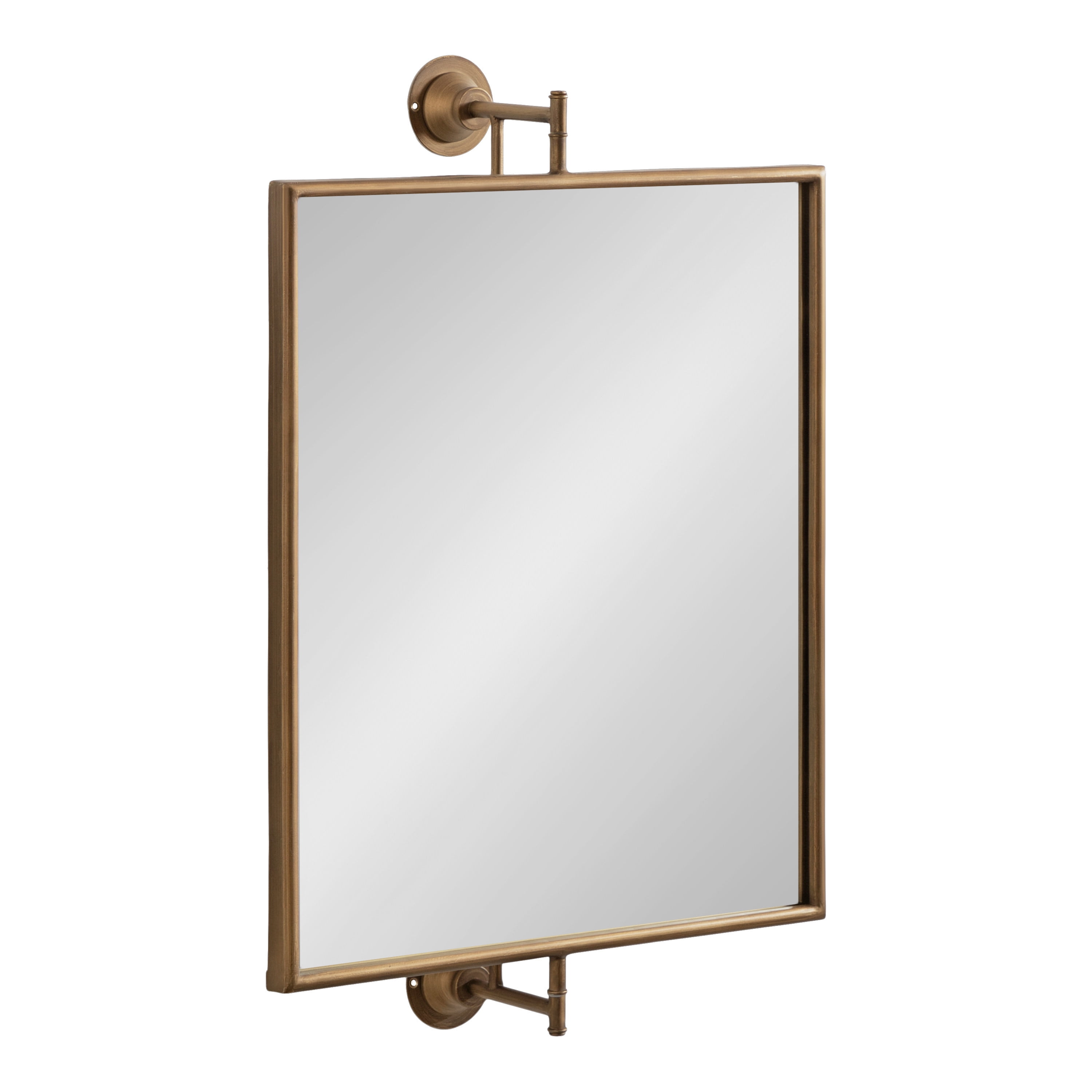 Kate and Laurel Darbridge Traditional Rectangle Pivot Mirror, 20 x 31