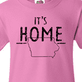 thumbnail image 4 of Inktastic It's Home- State of Iowa Outline Distressed Text Youth T-Shirt, 4 of 5