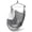 Light Gray, variant on Macrame Hammock Chair Rope Swing, 550 Lbs Capacity, Two Cushions & Portable Steel Spreader Bar for Indoor/Outdoor,Rainbow Stripes