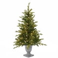 thumbnail image 1 of LuxenHome WHAP1654 4 ft. Pre-Lit LED Artificial Fir Christmas Tree with Urn Pot, 1 of 1