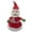 Watermelon Red, variant on Musical Moving Luminous Christmas Hat Plush Toy With Song And Dance
