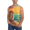 thumbnail image 1 of Balery Island Beach Guinea Pig Camisetas sin mangas para hombre, absorbe la humedad y protege contra el mal olor.-XX-Large, 1 of 7