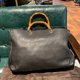 thumbnail image 2 of Bolsos de mano vintage para mujer, bolsos y carteras de diseñador de lujo, novedad 2024, en PU, textura de lichi, bambú, asa superior, para hombro debajo del brazo, 2 of 5