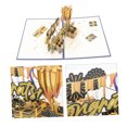 thumbnail image 3 of Clispeed Graduation Wish Card 3D Popup Golden Paper 1 Set for Most Festivals and Holidays, 3 of 8