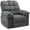 Gray, variant on Sunvasagoo Chenille Manual Recliner Chair, 300Lb Capacity, 3 Colors