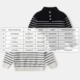 thumbnail image 5 of KPOPLK Boys Stripe T Shirts 1t 2t 3t 4t 5t 6t Long Sleeve Tee Shirts Kids Fall Tops Basic Tees(18-24 Months,White), 5 of 8