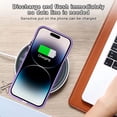 thumbnail image 5 of for iPhone 14 Pro Max Case Cute Crystal Luxury Back Clear & Matte Bumper Silicone Shockproof Protective Case for Girls Women + Screen Protector iPhone 14 Pro Max Case -Purple, 5 of 12