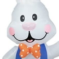 thumbnail image 6 of Northlight Inflatable Lighted Standing Easter Bunny with Egg Outdoor Decoration - 7', 6 of 8