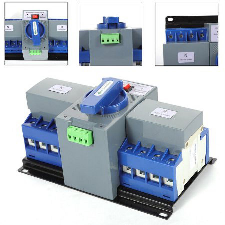 60HZ AC-33iB AC 110V 63A 4P Self cast Conversion Mini Dual Power Automatic Transfer Switches ATS CB Level M6