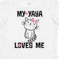 thumbnail image 4 of Inktastic My Yaya Loves Me Girls Girls Toddler T-Shirt, 4 of 5
