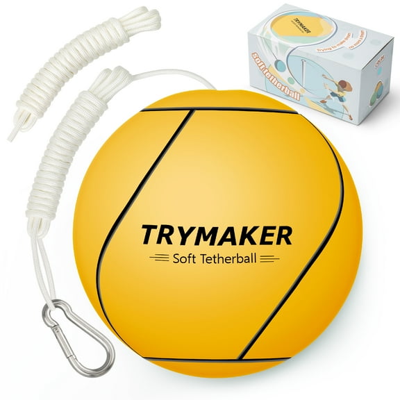 Trymaker Tetherball Equipment Adults Yellow