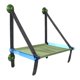 thumbnail image 1 of Cama para gatos con ventana, extraíble y lavable, con percha y hamaca con ventosas fuertes, color azul, 1 of 13