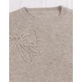 thumbnail image 2 of Fall Sweaters for Women Bow Lightweight Knit Sweater Crewneck Casual Pullover Sweaters Shermie, 2 of 9