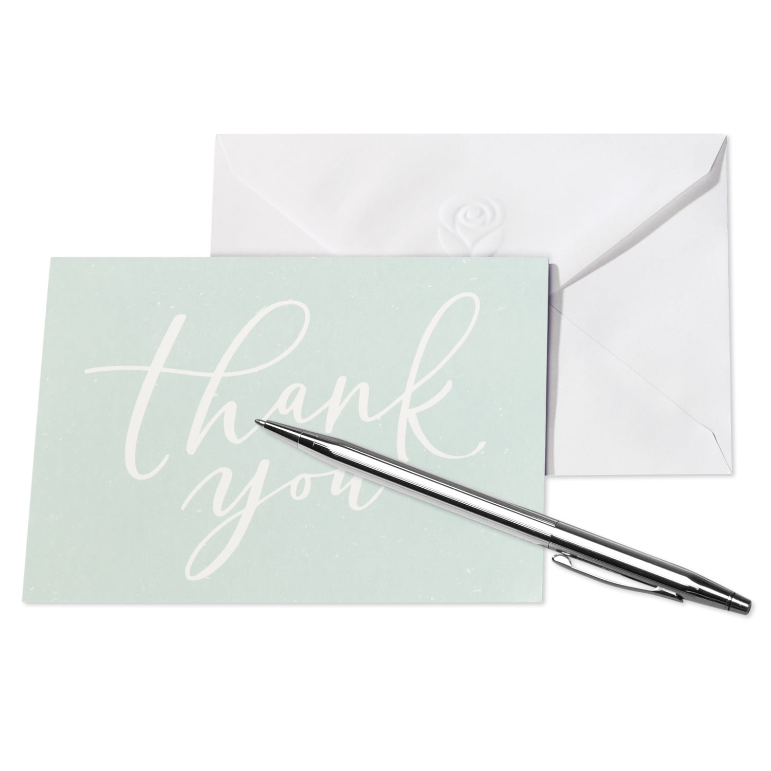 American Greetings Single Panel Blank Cards with Envelopes for Teachers, Classroom, Bold Multi-Colored Pencils (30-Count)