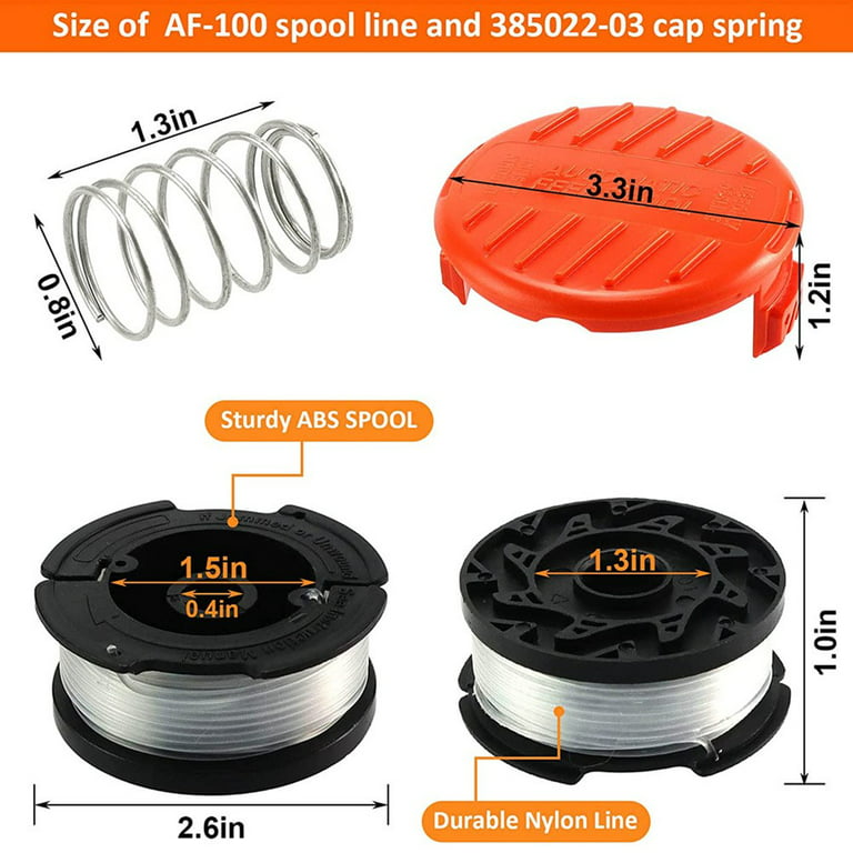  AF-100 Replacement Spool for Black and Decker String
