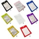 thumbnail image 2 of Seitruly 100 piezas de bolsas de cuidado posterior diseño de ventana transparente carcasa de teléfono móvil Teléfono y Comunicación Negro 12x22cm, 2 of 2