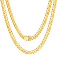 thumbnail image 2 of Nuragold 14K Real Yellow Gold Solid Miami Cuban Link Chain Necklace 16"-30" (2.7mm-11mm) Italian Jewelry for Men & Women, 2 of 26