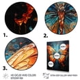 thumbnail image 3 of Designart "The Cosmic Butterfly Surrealism" Animals Floater Framed Wall Art Print, 3 of 7