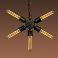 thumbnail image 2 of Warehouse of Tiffany Piper 5-light Black 7-inch Edison Chandelier, 2 of 3