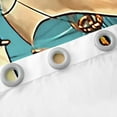 thumbnail image 3 of Erosebridal Rideaux et Draperies Vagues Océaniques (52x84), Rideaux Occultants Rétro 30 %-50 % pour Chambre, Décoration Vapeur de Mer, 3 of 5