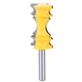 thumbnail image 4 of Fresa para carpintería, broca para enrutador de vástago para moldura de riel de silla elaborada Broca para enrutador de moldeado de riel para silla elaborada Rendimiento lleno de energía, 4 of 9