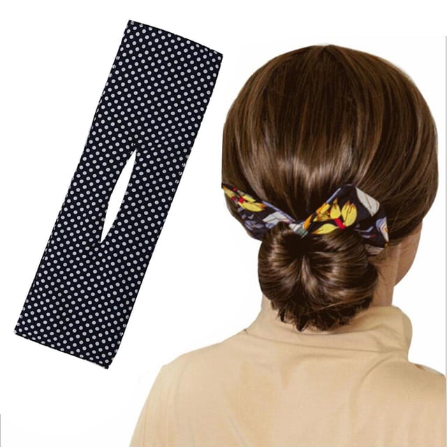 Panecillo , fabricante de s, Clip de tela elegante, de Donut francés, herramienta imprescindible para el peinado, herramienta - O O