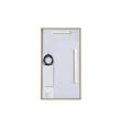 thumbnail image 5 of Elegant Decor Pier 20x36 inch LED mirror with adjustable color temperature 3000K/4200K/6400K in brass, 5 of 13