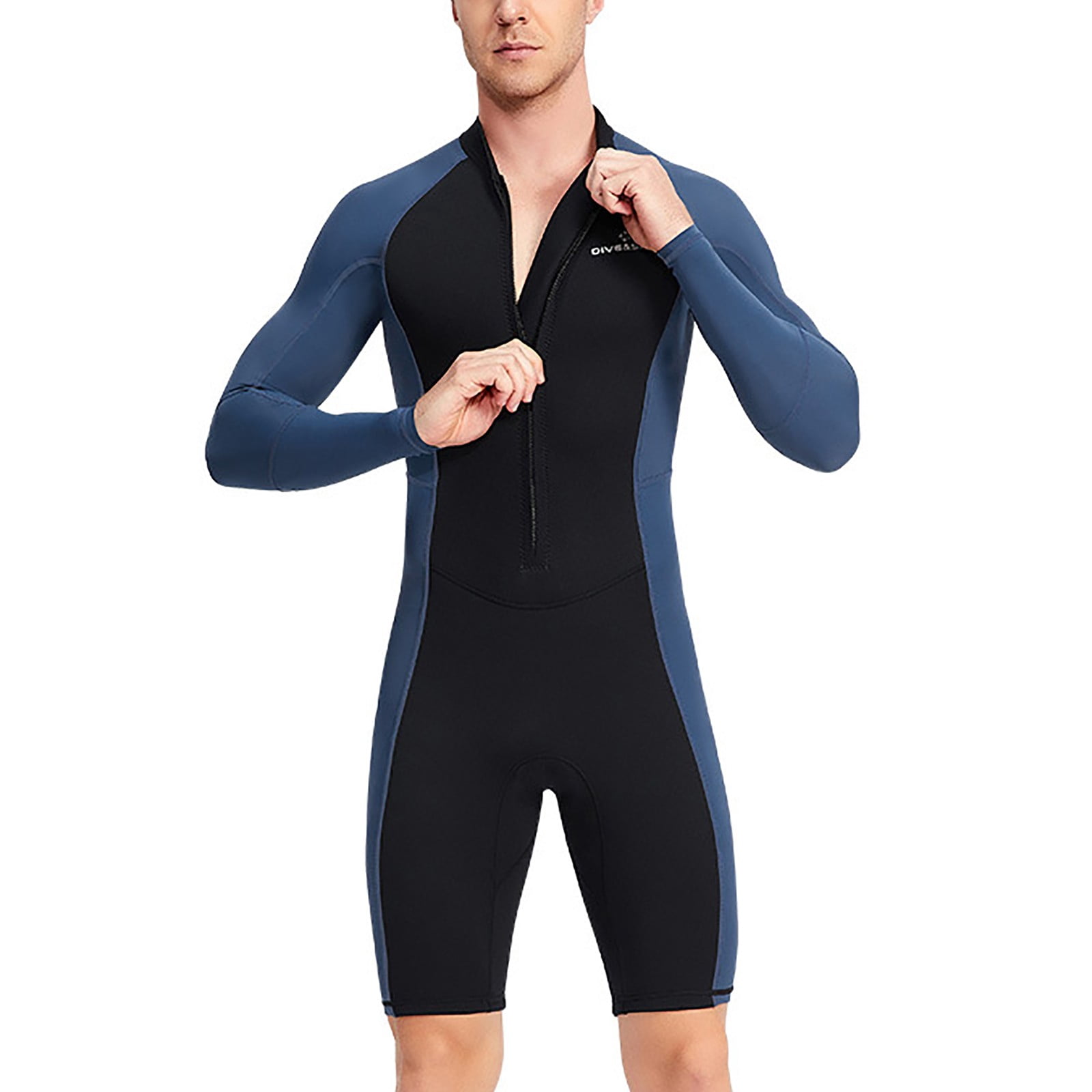 Wet Suit For Men Cold Water Swimming 1.5MM Swimwear Monokini Bodysuit Men Swim Shorts Trendy Swim Wear