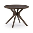 thumbnail image 6 of Plank+Beam Verso Round Dining Table, 38" Solid Wood Kitchen & Dining Room Table, Walnut, 6 of 11