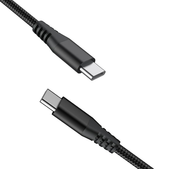 Elegant Choise USB Type C Fast Charger 60W 6.5ft Charging Cable for Samsung Galaxy, Black