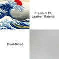 thumbnail image 5 of Japanese Sea Wave Large Mouse Pad,Cool Extended Gaming Desk Pad,Office Desk Mat,PU Leather Waterproof Mousepad,HD Printing, for School Office Home and Game,31.5" x 15.7" -Kanagawa Surfing, 5 of 7