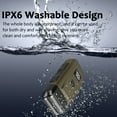 thumbnail image 2 of Electric Shaver Razor for Men Close Bald Head Barber Shaver Trimmer Waterproof Wet & Dry  Cordless, 2 of 8