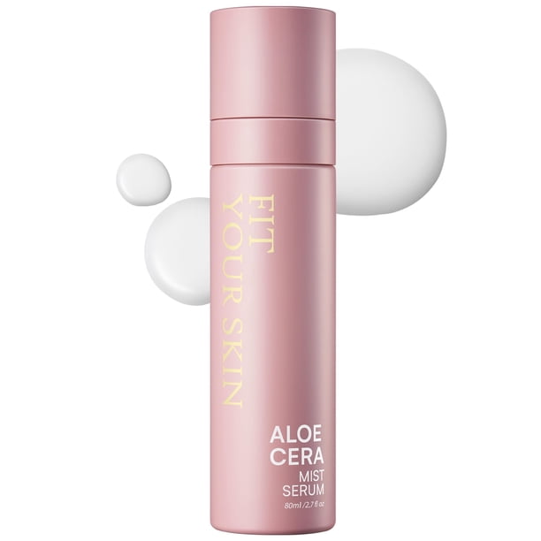 Se adapta a tu piel Aloe Cera Mist Serum - Spray facial hidratante vegano con aloe vera y ceramida para piel áspera y seca - Bruma facial refrescante e hidratante - Aroma cítrico de hierbas frescas 2.