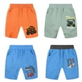 thumbnail image 3 of WOLLED Kids Boys Printed Shorts Toddler Elasticated Waist Five Points Pants for 1-9 Years Casual Shorts, 3 of 9