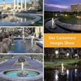 thumbnail image 4 of Upgraded Solar Water Fountain With 3w Led Light - Solar Powered Fountain With 8 Water Styles - Solar Powered Floating Fountain For Birdbath, Garden, P_Perfect Gift, 4 of 5