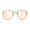 Gold Light Brown, variant on Pop Color Lens Iconic Rimless Tear Drop Offcer Pilots Sunglasses Gold Black