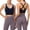 Black, variant on Yoga Bra, Women's Solid Color Seamless Thin Belt Thin Elastic Casual Bottom Bra Yoga Underwear Purple Xxl under $10