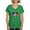 Irish Green, variant on CafePress - Dominican Heart Women's V Neck Dark T Shirt - Women's V-Neck Dark T-Shirt