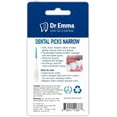 thumbnail image 2 of Dental Picks Narrow Space Mint Soft Rubberized Tooth Picks Tight Floss Pick Easy to Use Brush Picks for Teeth Cleaning and Health 100Ct/Pack, 2 Pack(200Ct), 2 of 4