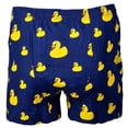 thumbnail image 3 of Happy Shorts Boxers de hombre tejidos, paquete de 3 - Estilo americano, algodón, estampados Ente/Frosch/Vacation L (Large), 3 of 7