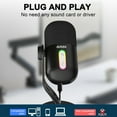 thumbnail image 4 of Aveek USB Condenser Microphone, Gaming Mic with Noise Cancellation for Streaming/Discord/Podcast/Asmr,Cardioid Pickup for Windows/MacOS/Android,Black, 4 of 12