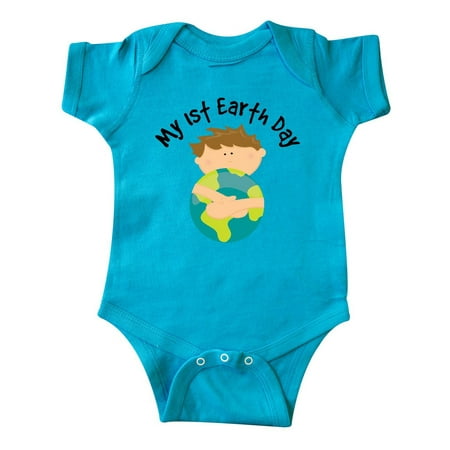 

Inktastic My 1st Earth Day Gift Baby Boy or Baby Girl Bodysuit