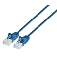 thumbnail image 2 of Intellinet Cat6a U/UTP Slim Network Patch Cable, 7 ft., Blue | 30 AWG, 10G, 500 Mhz, 2 of 4