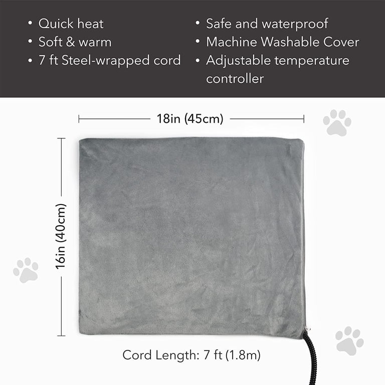 Pet Heating Pad, 16" x 18" with Timer photo 7