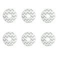 thumbnail image 1 of Accesorios para aspiradoras Ecovacs 6 piezas de pa?o de mopa con patrón de onda para Ecovacs Deebot X1 Omni Turbo Robot, 1 of 4