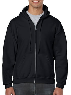 Gildan Men's and Big Men's Heavy Blend Full Zip Hooded Sweatshirt, up to Size 3XL