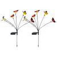Firefly Lawn Lamp 600MAH Luz solar de luciérnaga para festivales festivos (6 cuentas)