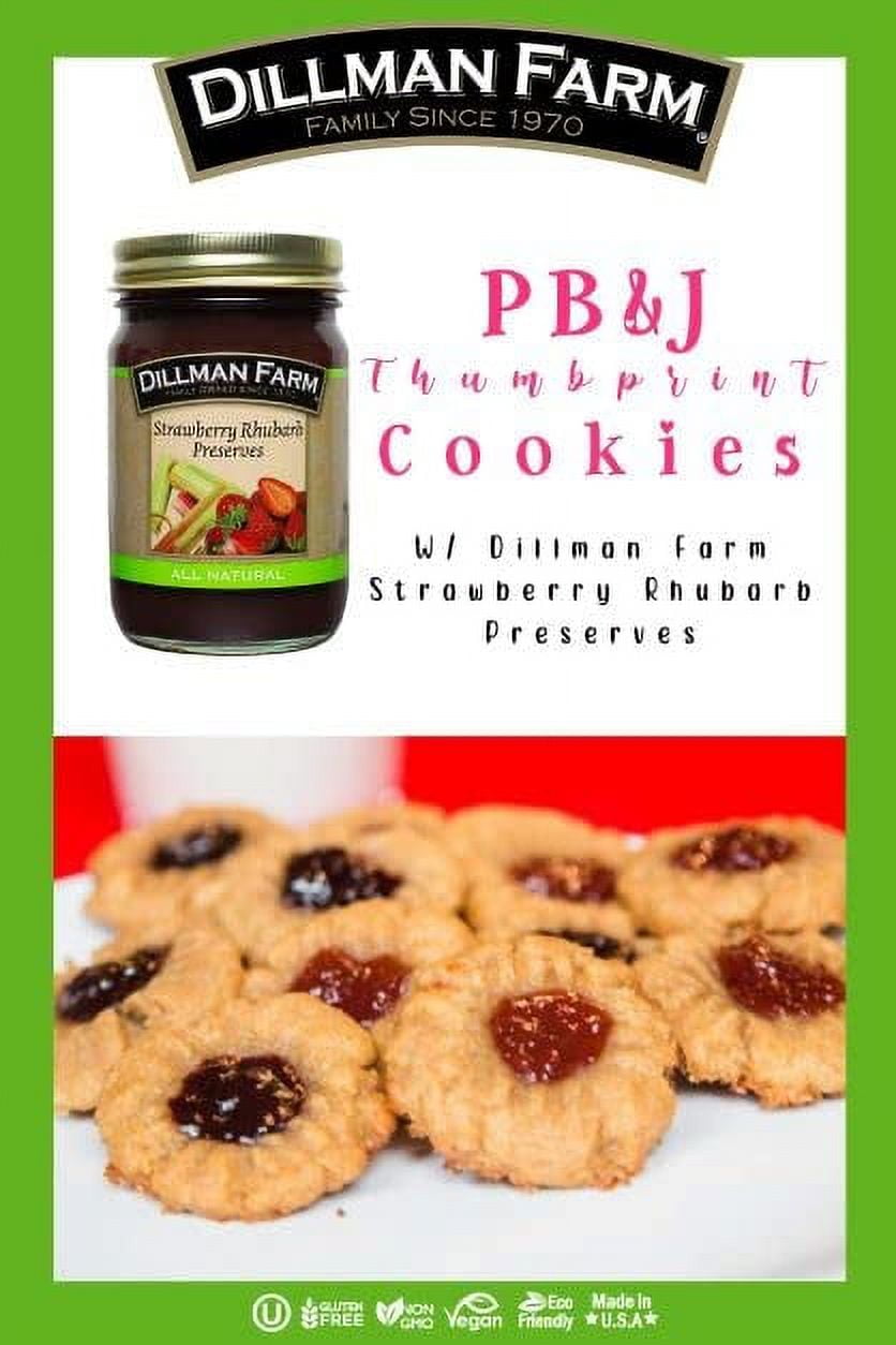 Dillman Farm Strawberry Rhubarb Preserves - Pack of 6