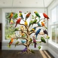 thumbnail image 6 of Cadorn Handmade Parrot Hanging Ornament - Unique Decorative Bird Wall Art for Home Decor, Perfect Gift Idea, 6 of 7